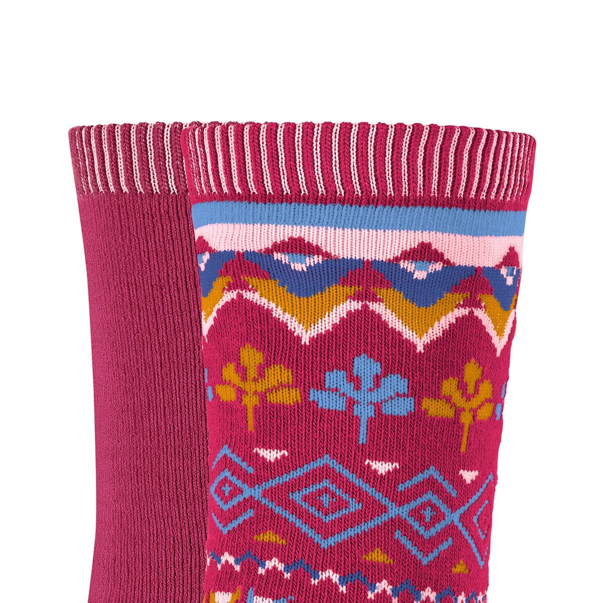 Chaussettes Nordic 2-Pack Opaque rouge, ESPRIT