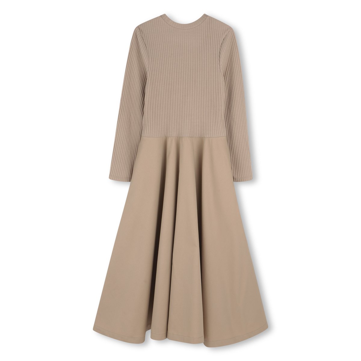Longue robe bi-tissu gres, DKNY