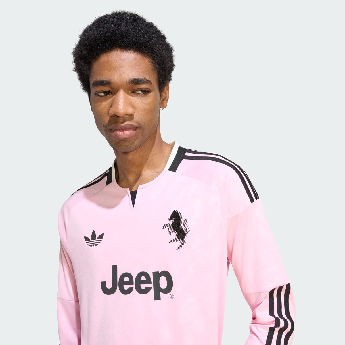 Maillot Manches Longues Extérieur Juventus 26/27 Maillot Manches Longues Extérieur Juventus 26/27 true pink / black, adidas Performance