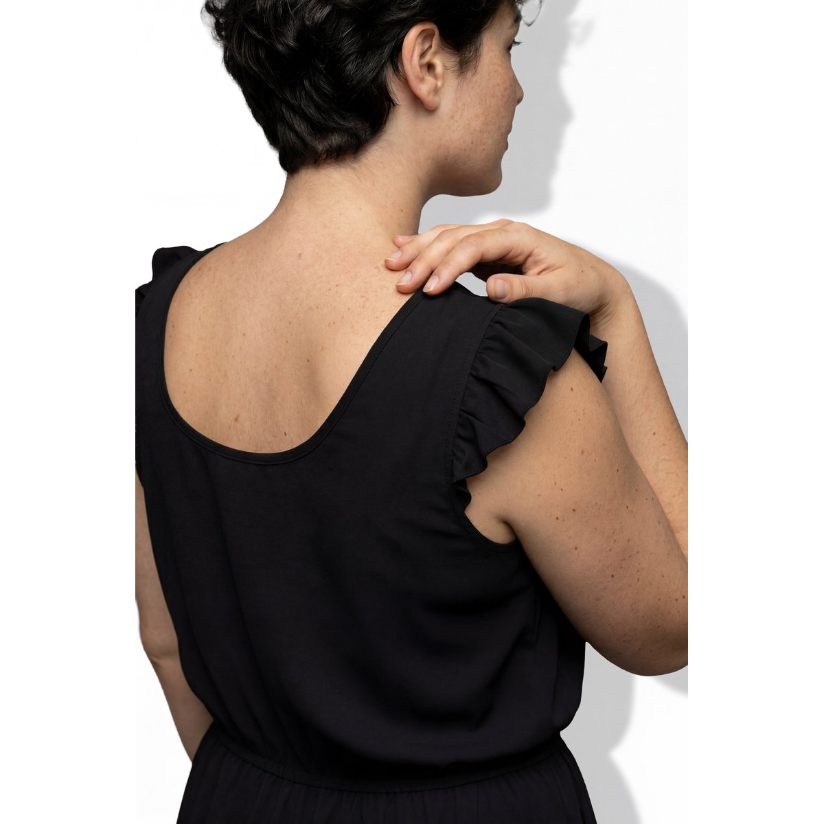 Robe de bain avec short noir, ULLA POPKEN