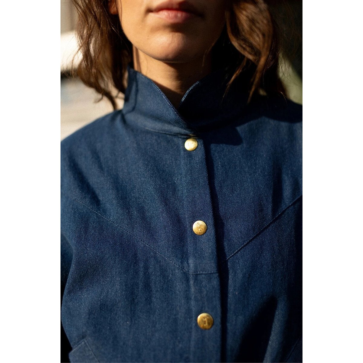Veste ample en denim, VIVA denim, APACHES COLLECTIONS