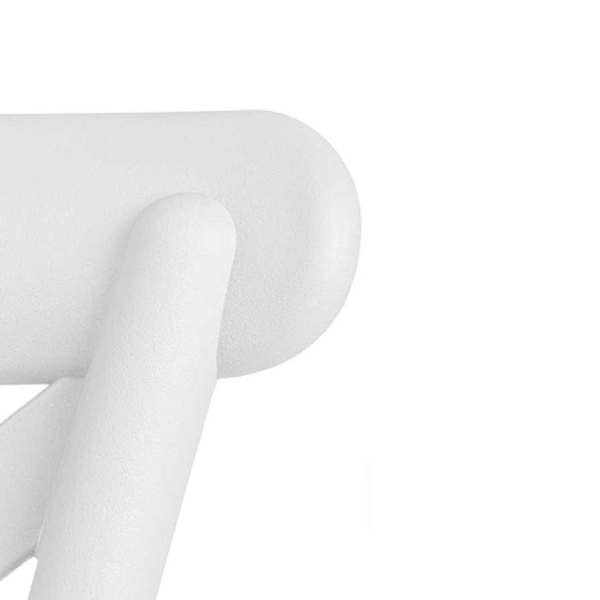 Chaise en plastique blanc bistrot empilable 46x44x82.5cm blanc, WADIGA