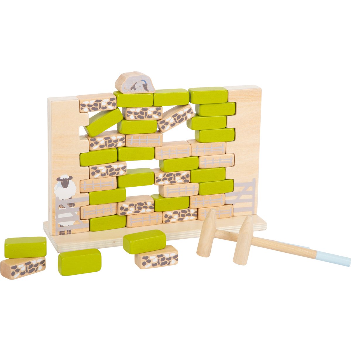 Mur bancal 4 Friends vert, SMALL FOOT COMPANY