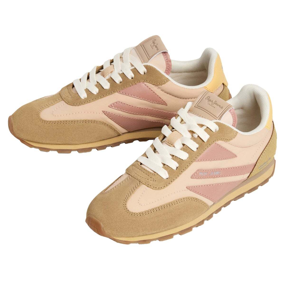 Jane - Baskets De Running Rétro beige nu, PEPE JEANS