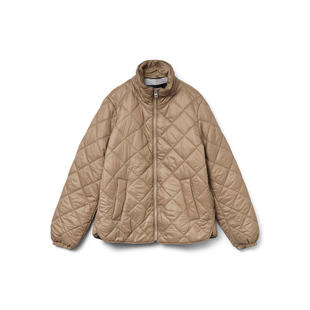 Doudoune matelassée, col montant silver mink, VERO MODA