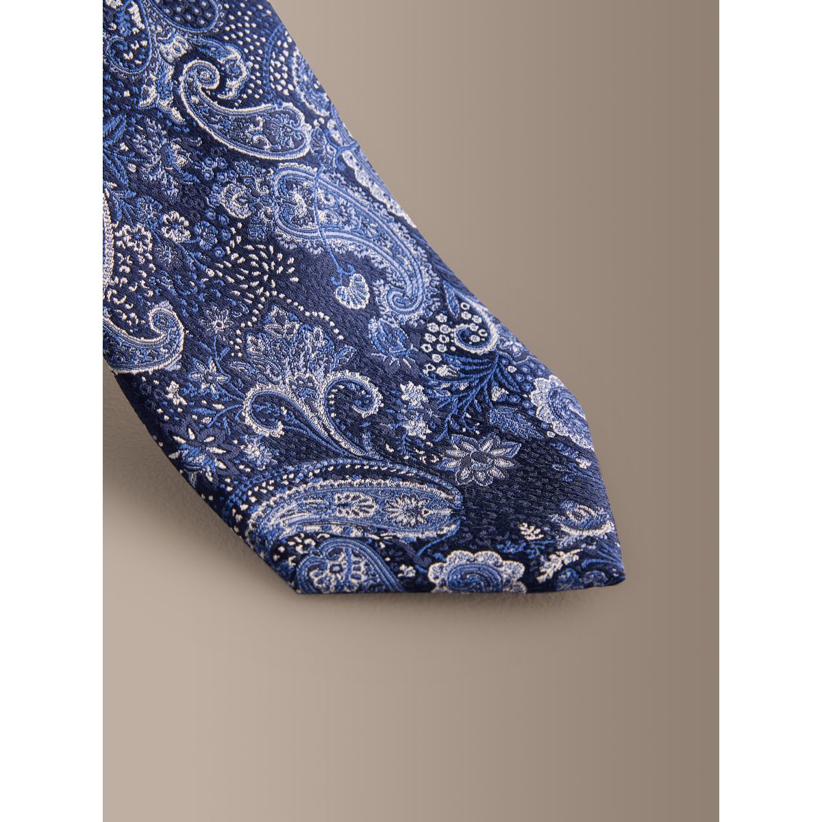 Cravate à motif cachemire bleu, NEXT