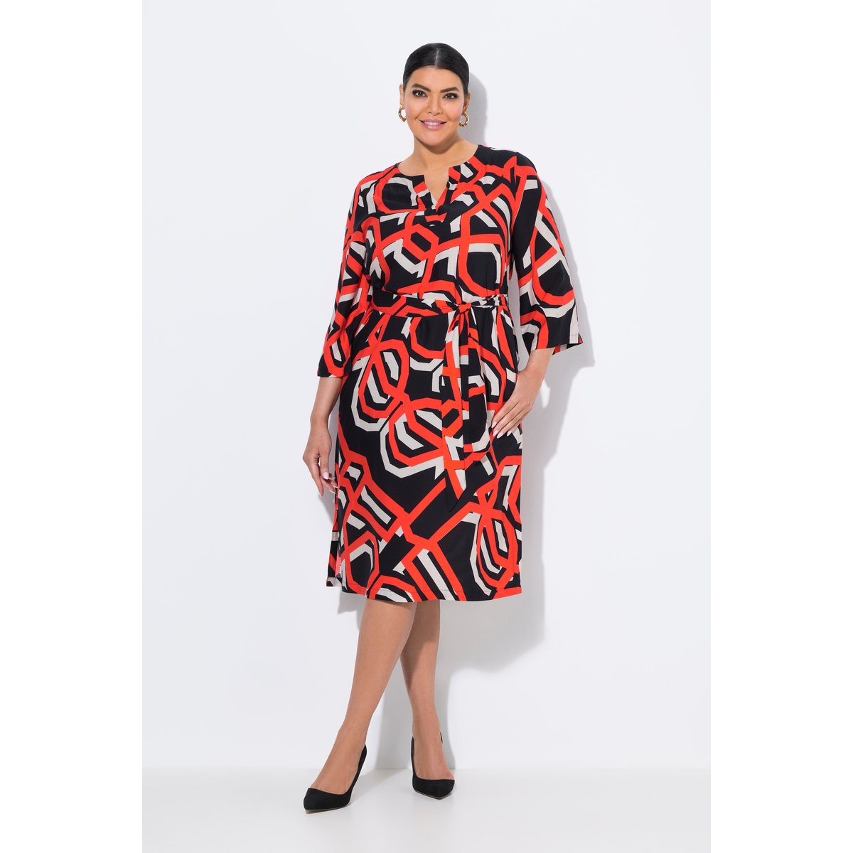 Robe col tunisien poivron, ULLA POPKEN