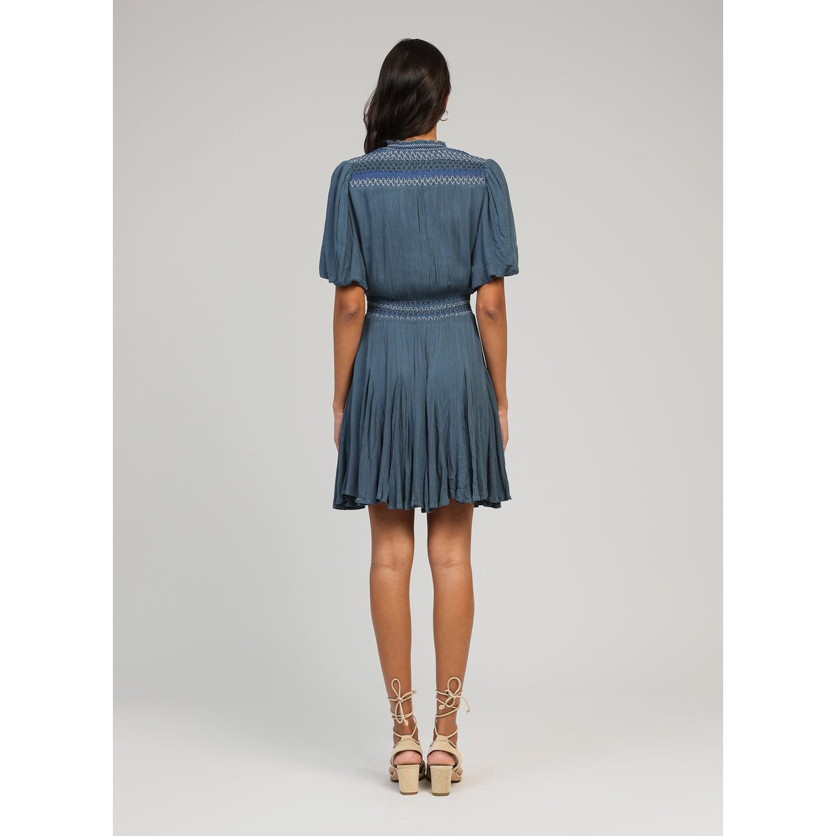 Robe Courte OCLAUDE bleu, AN'GE