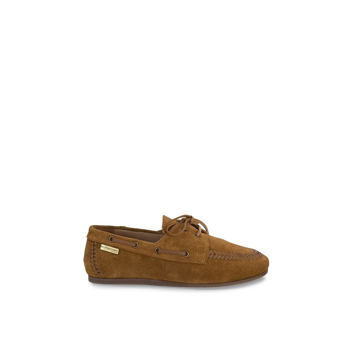 Mocassins en cuir suède, SACATELA camel, LES TROPEZIENNES PAR M.BELARBI