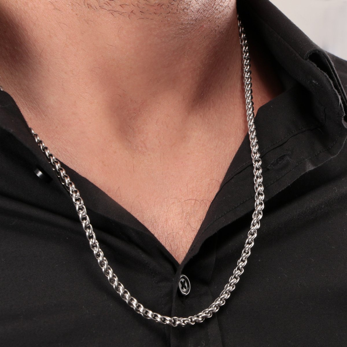 Collier en acier MOTOWN argent, MORELLATO