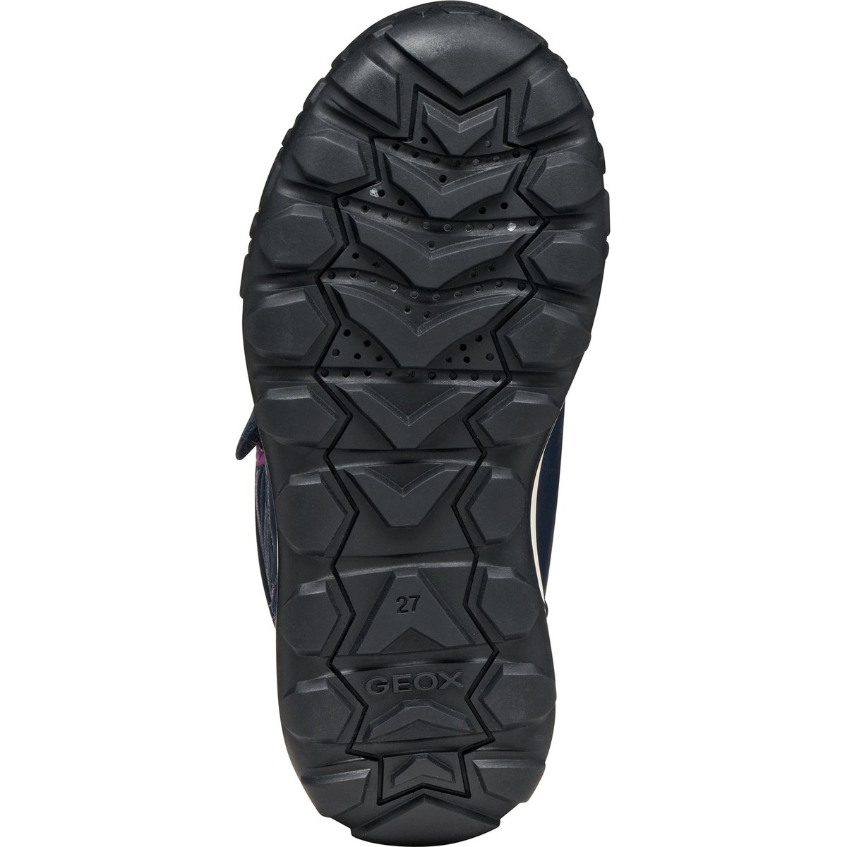 Bottines J TREKKYUP B ABX bleu marine/violet, GEOX