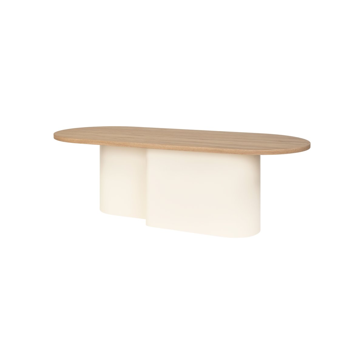 Table basse ovale LOOI beige sable, NOO.MA