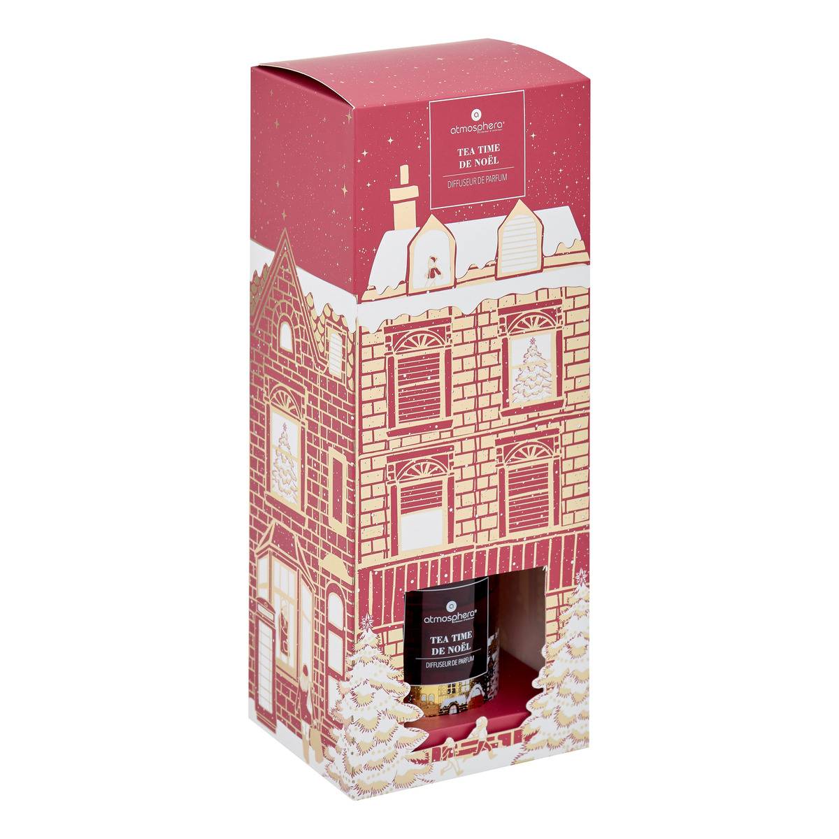 Diffuseur de parfum Hiver à Londres 100 ml rouge, FEERIC LIGHTS & CHRISTMAS