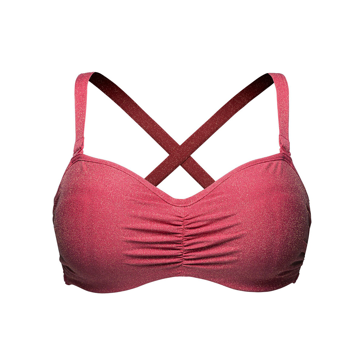 Reflet Bandeau Bikini Top pink, SANS COMPLEXE