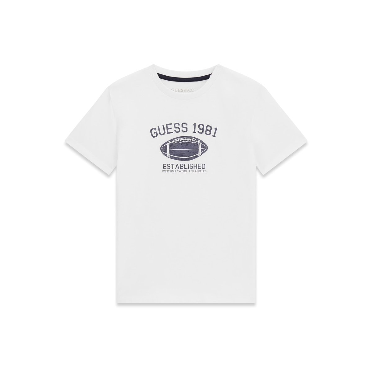 T-Shirt Avec Logo Imprimé blanc, GUESS KIDS