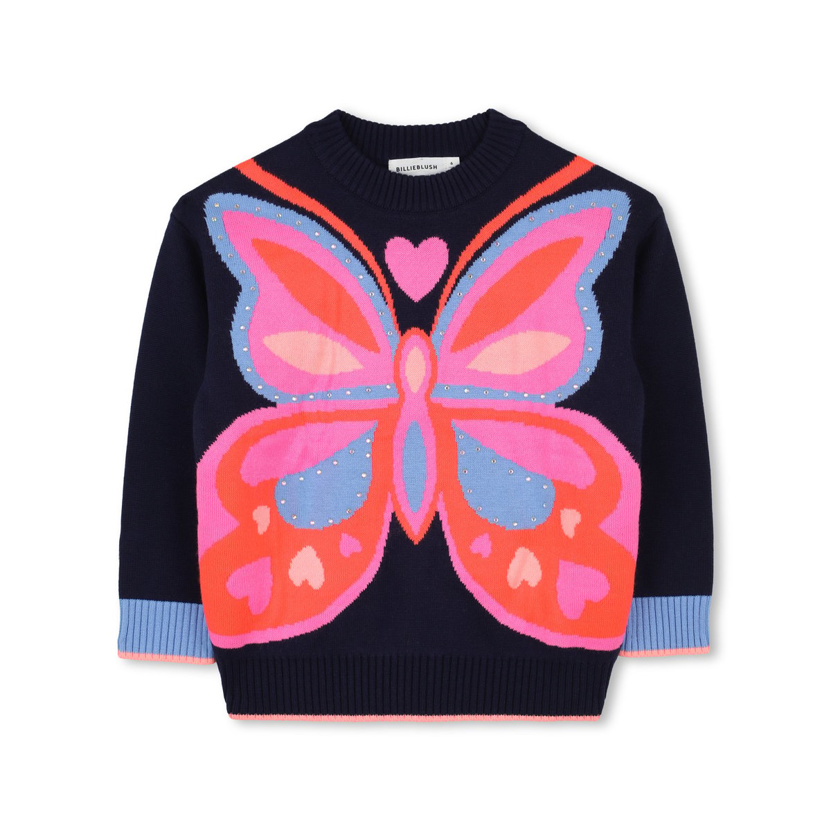 Pull tricoté fin indigo blue, BILLIEBLUSH