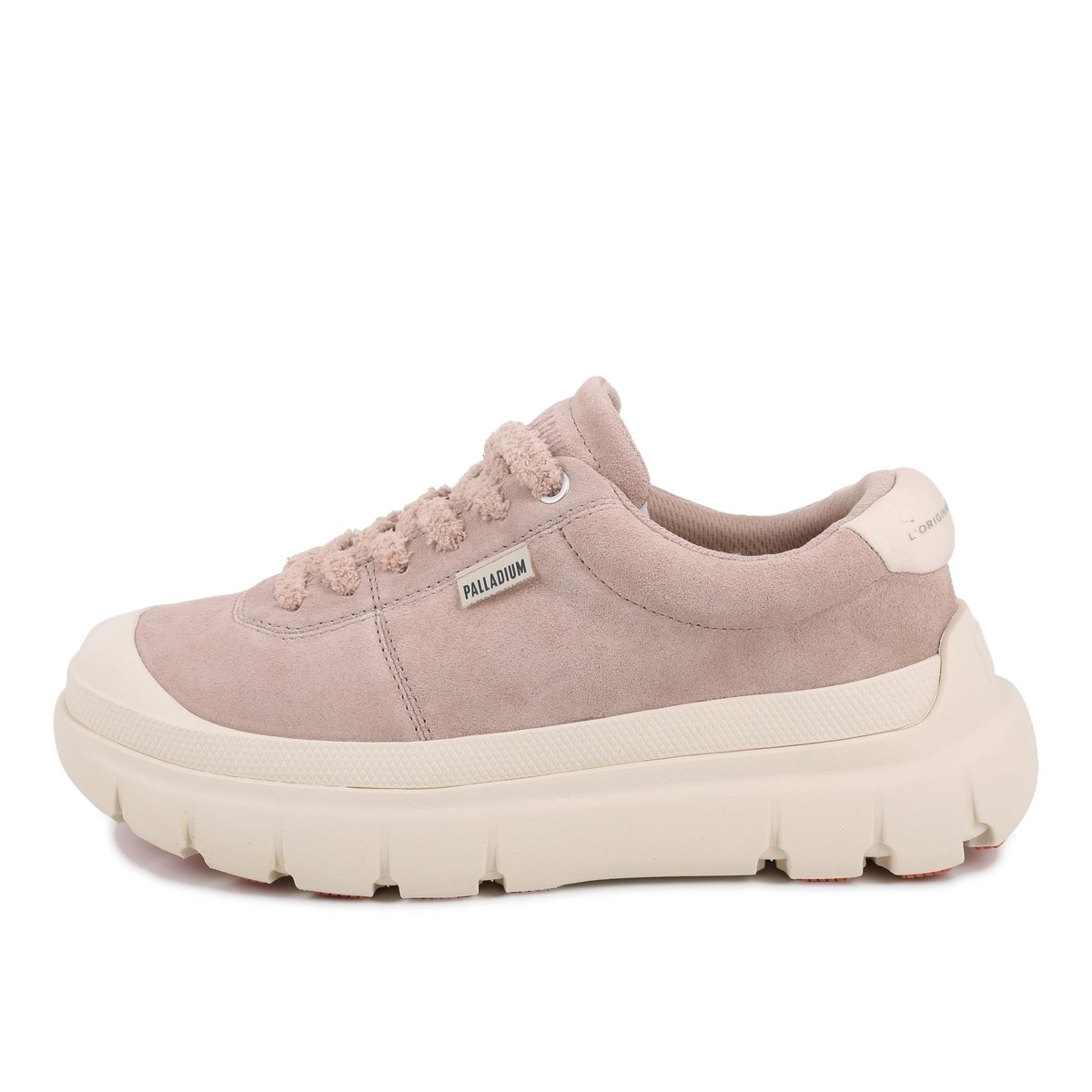 Baskets basses en coton PALLAPOP LO SDE blanc-sand flow, PALLADIUM