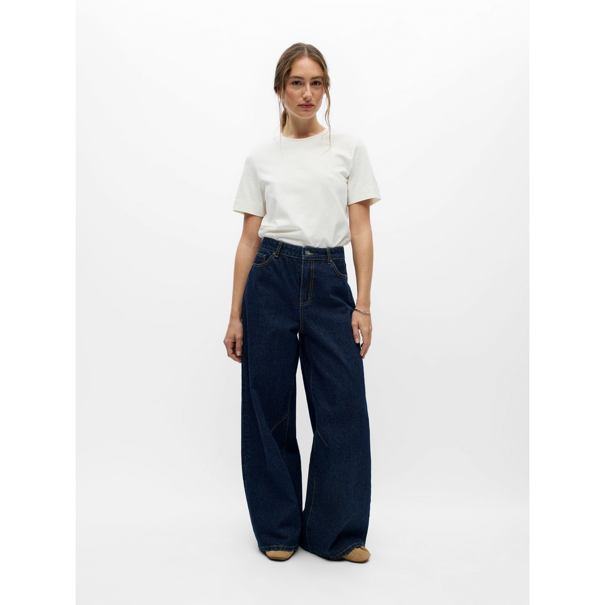 Jean Large bleu - dark blue denim1, OBJECT