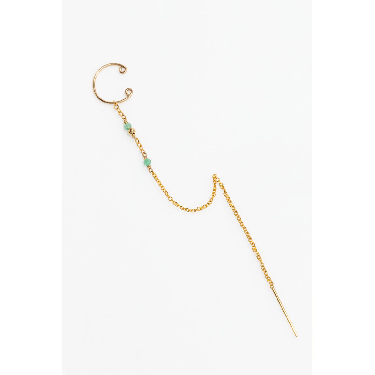 Bijou d'oreille Satellite - Perles de culture argent / tanzanite, YAY PARIS