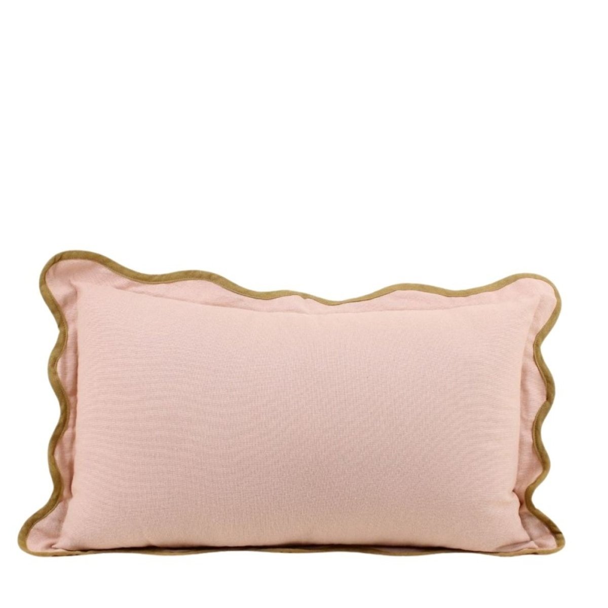 Coussin contour vagues 40x60cm beige, ORNAMI