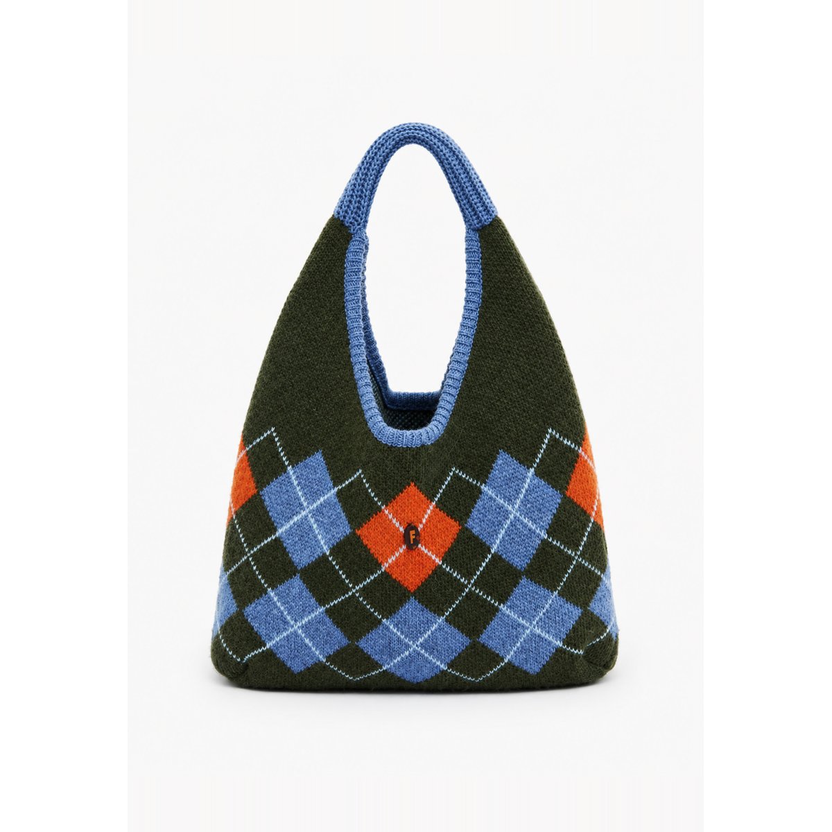Sac Portobello en coton PORTOBELLO vert kaki, FRNCH