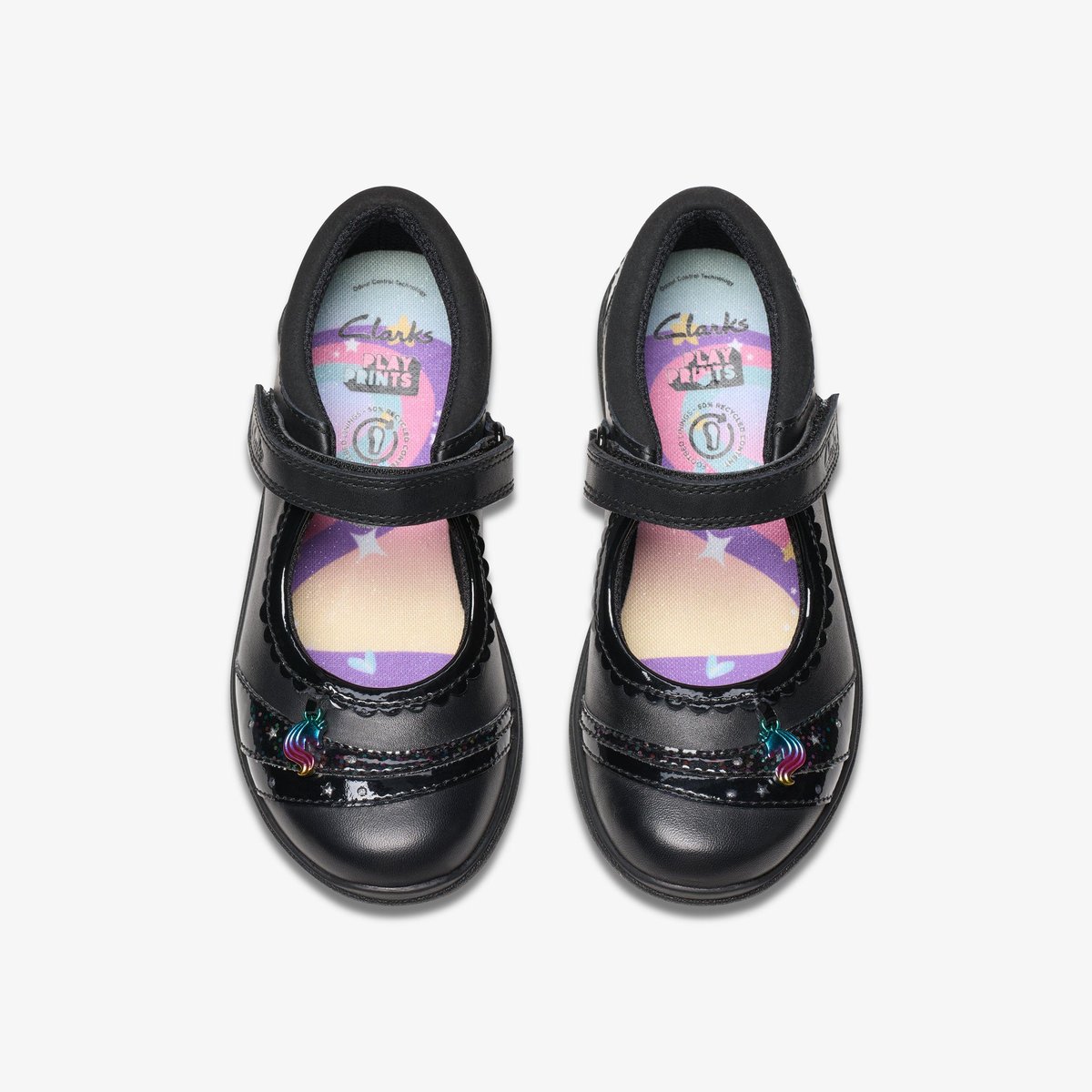 Ballerines Cuir RELDA SPARK K noir, CLARKS