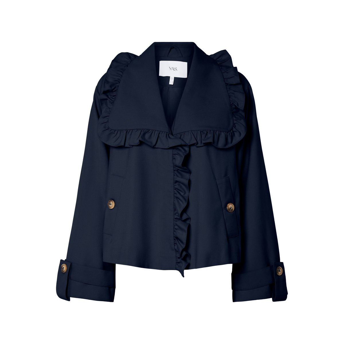 Trench navy blazer, YAS
