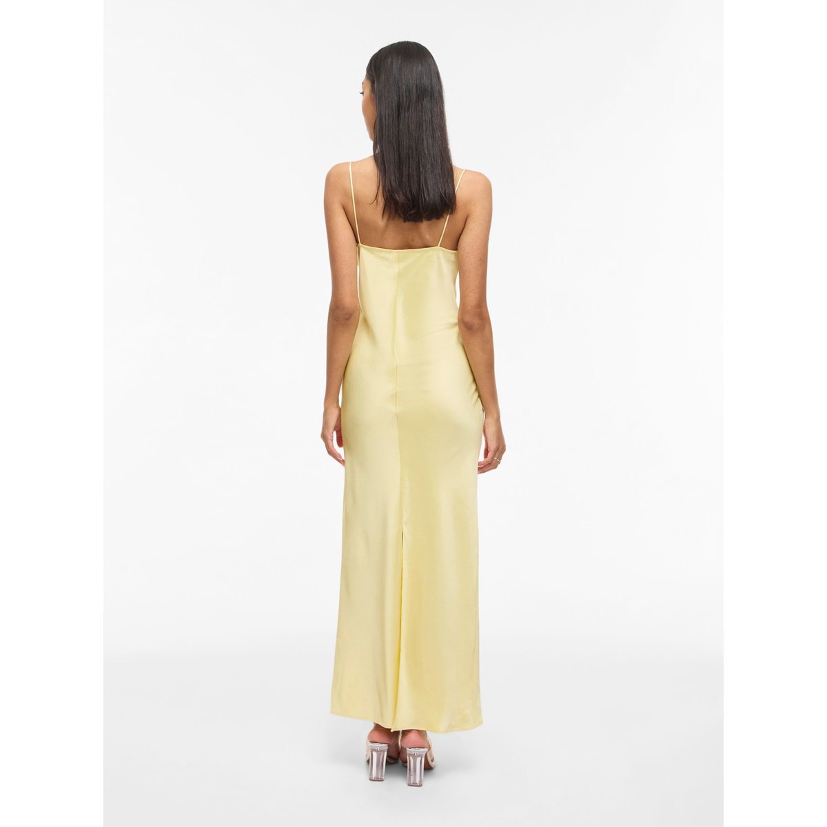 Robe Longue pastel yellow, VILA