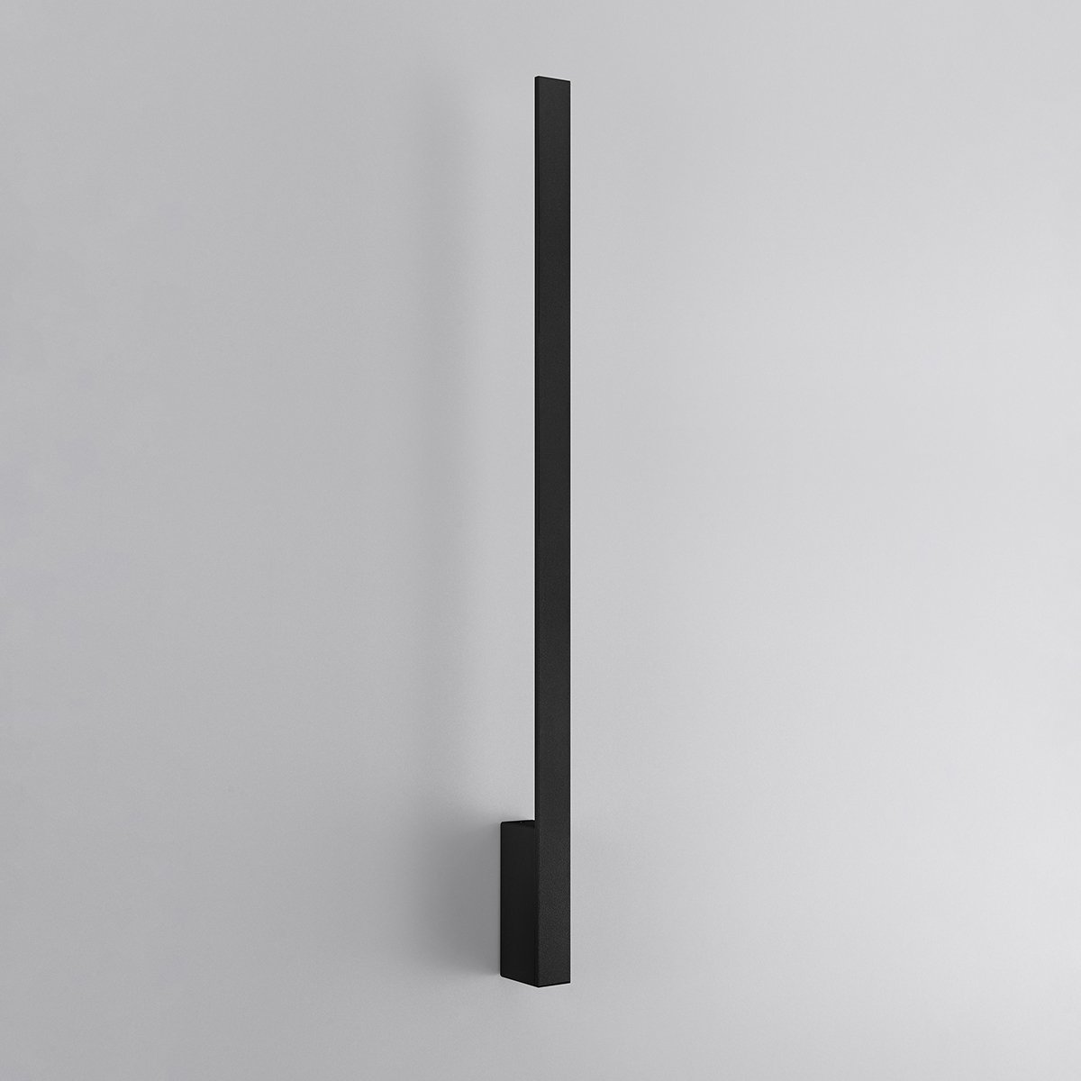 Applique murale Aluminium Noir LED 1 Lahti noir, EDEN