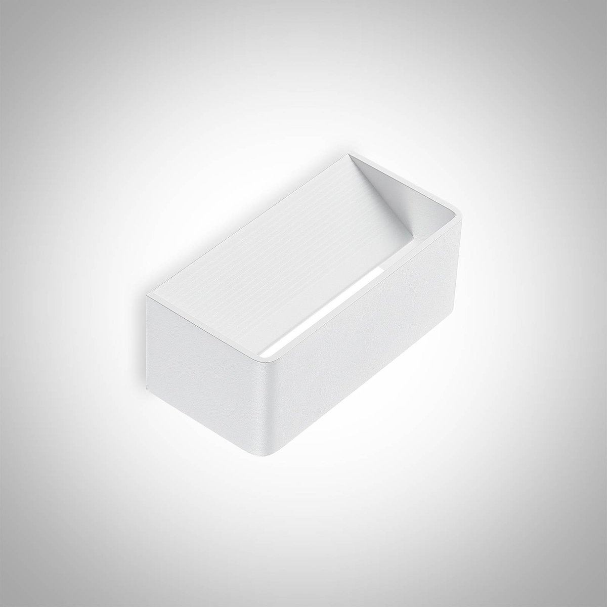 Applique en aluminium moderneLED, Karam blanc, ARCCHIO