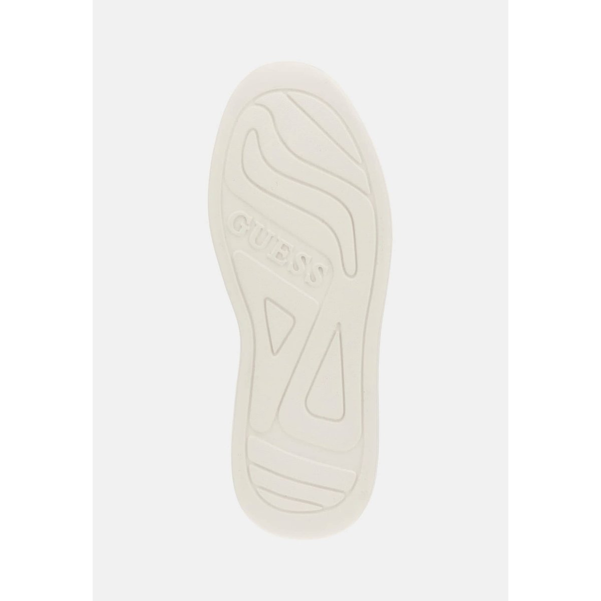 Sneaker Elbina Cuir Véritable marron multi, GUESS