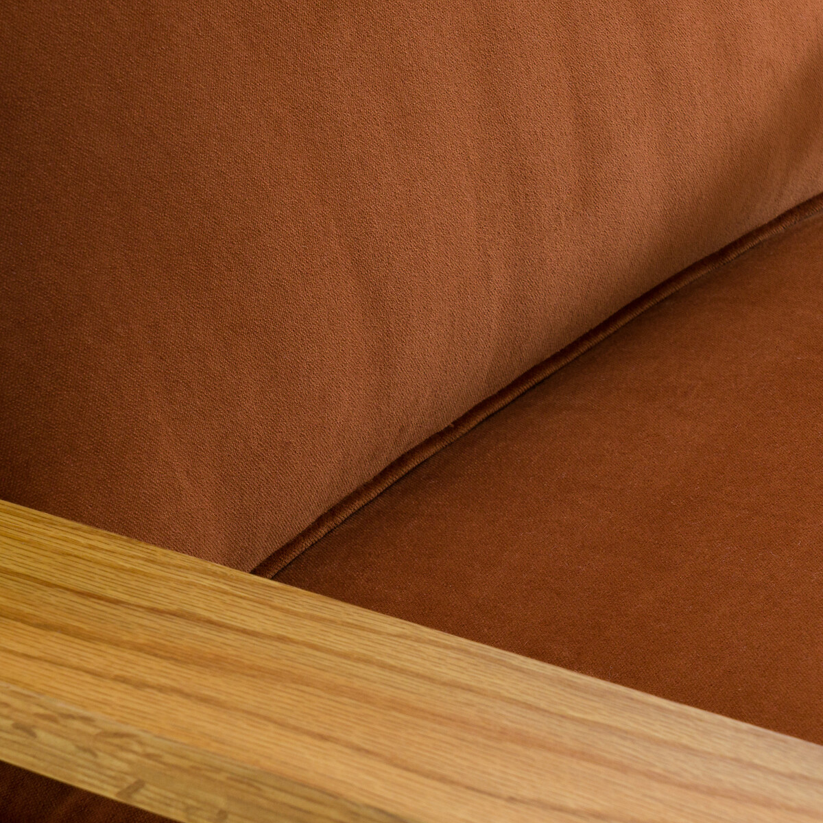 Fauteuil vintage Linna terracotta, LA REDOUTE INTERIEURS