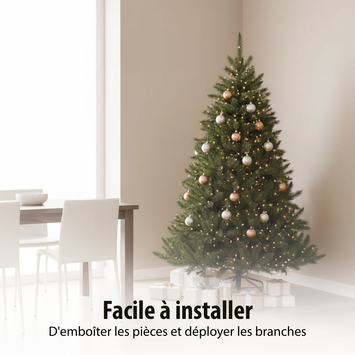Sapin de Noël H155 cm BRISTLECONE vert, TRIUMPH TREE