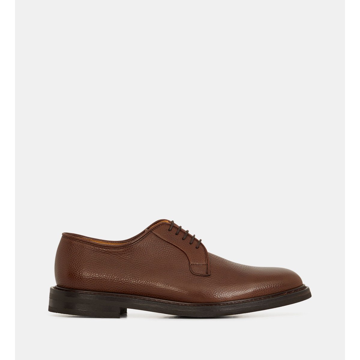 Derbies opera en cuir goodyear marron, COMPTOIR GL