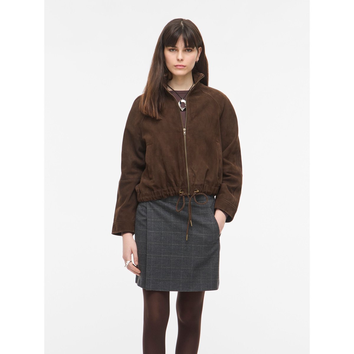 Veste marron - seal brown1, ROUGE EDIT