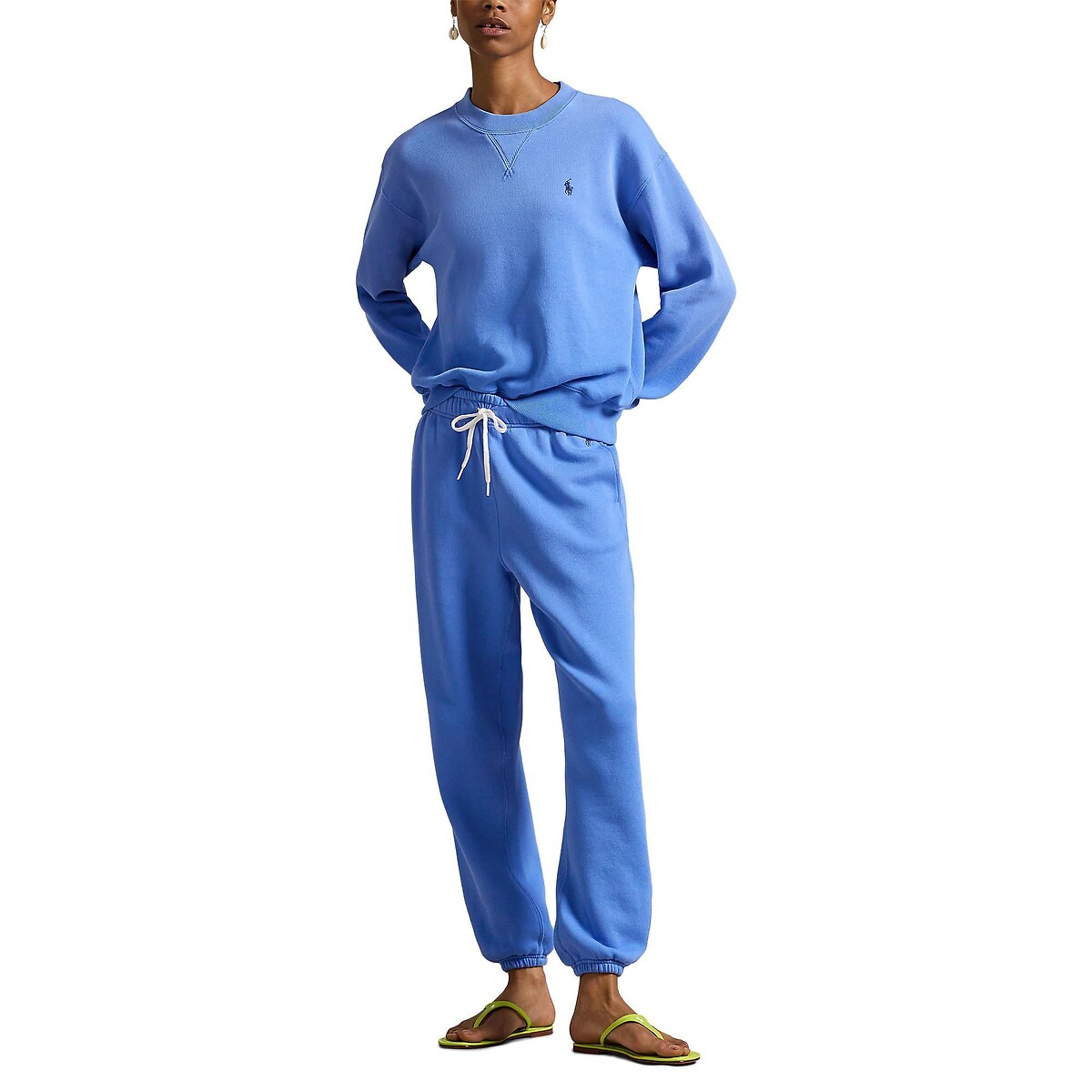 Sweat col rond manches longues bleu iris, POLO RALPH LAUREN