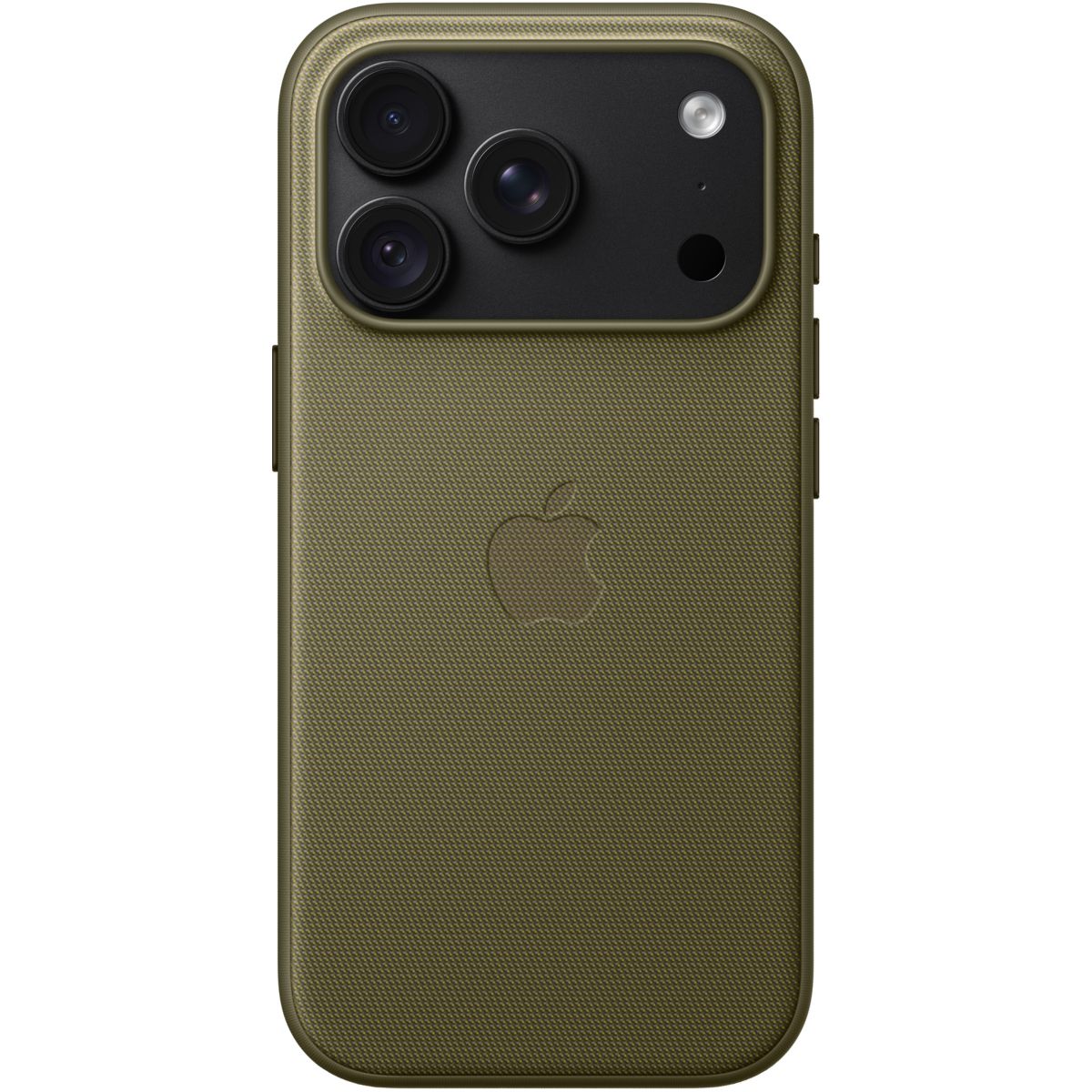 Coque iPhone 18 Pro TechWoven Olive Magsafe couleur unique, APPLE