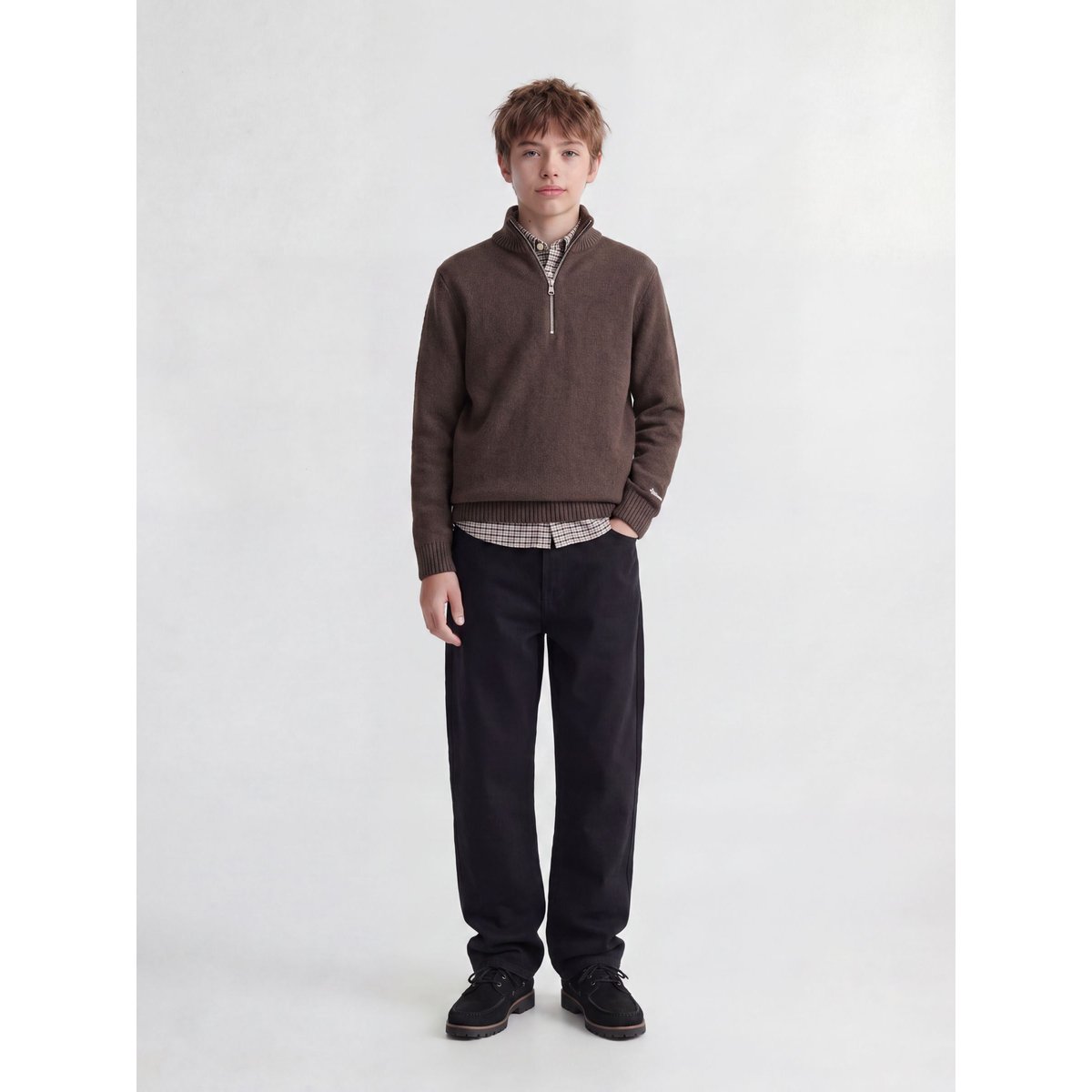 Pantalon noire - black, JACK & JONES JUNIOR