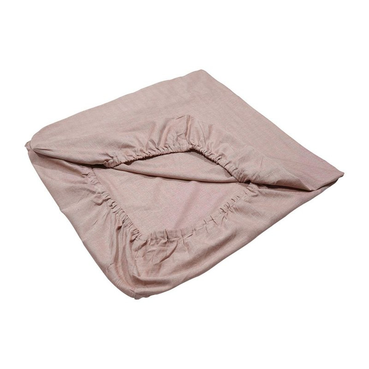 Drap-housse en coton Set de 2 vieux rose, KINDSGUT