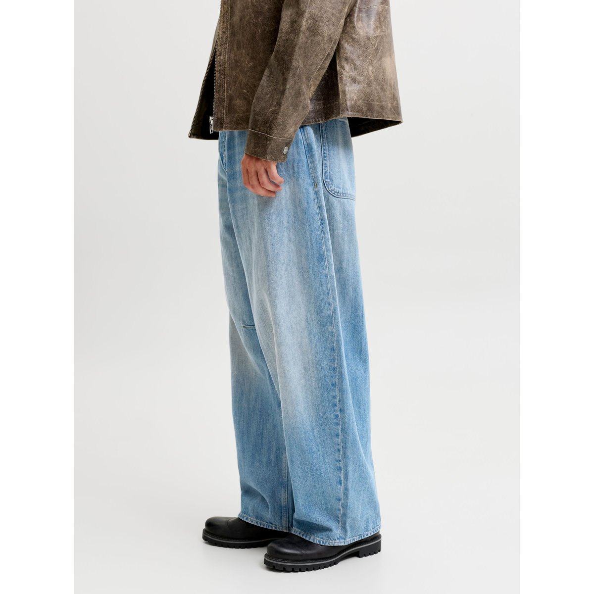 Jeans À Coupe Tonneau blue denim, JACK & JONES