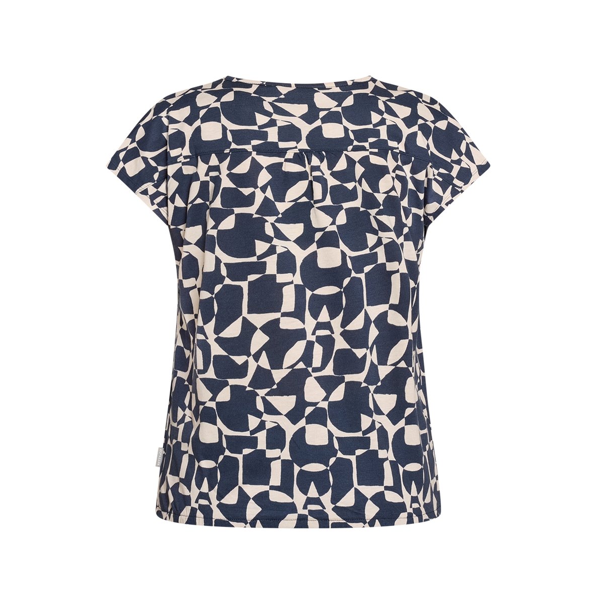 T-shirt façon blouse à élastique dark blue/nature, BETTY & CO