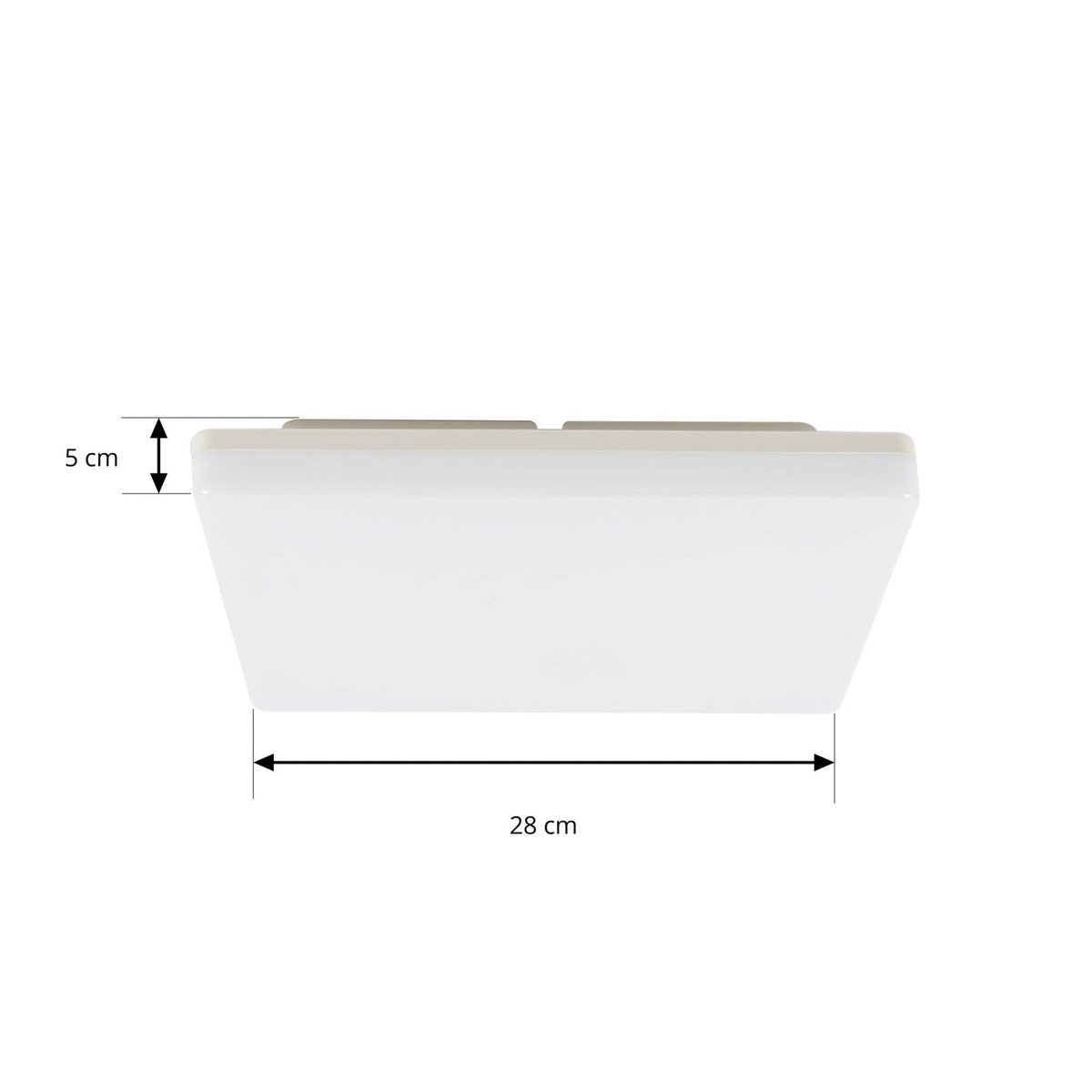 Plafonnier moderneLED, Artin blanc, PRIOS