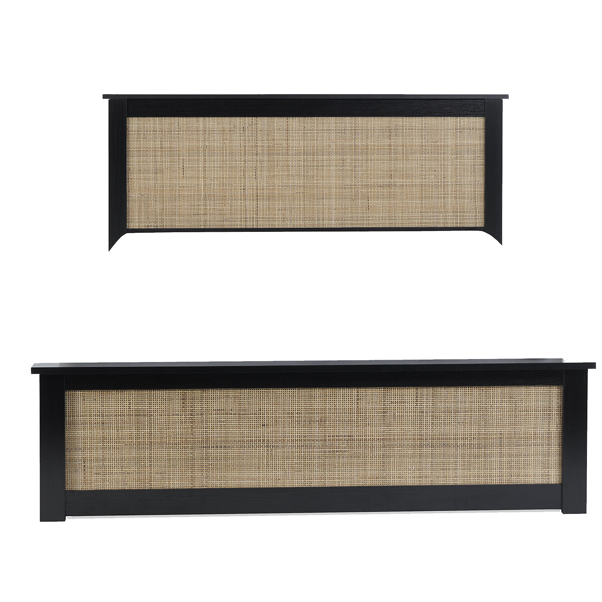 Indiya Rattan Ottoman Bed black, SO'HOME