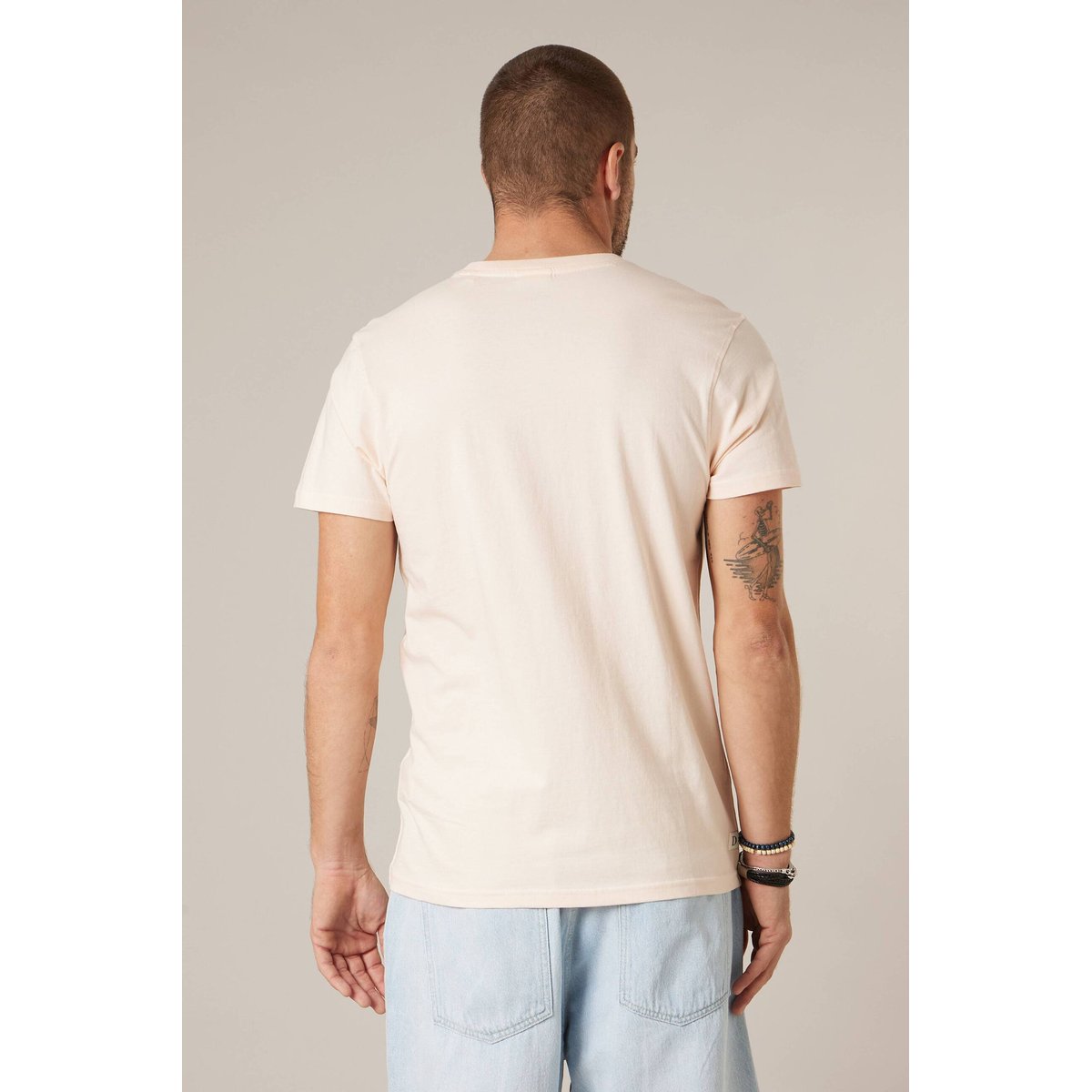 T-shirt homme en coton SUNBEAR soft peach, DEELUXE