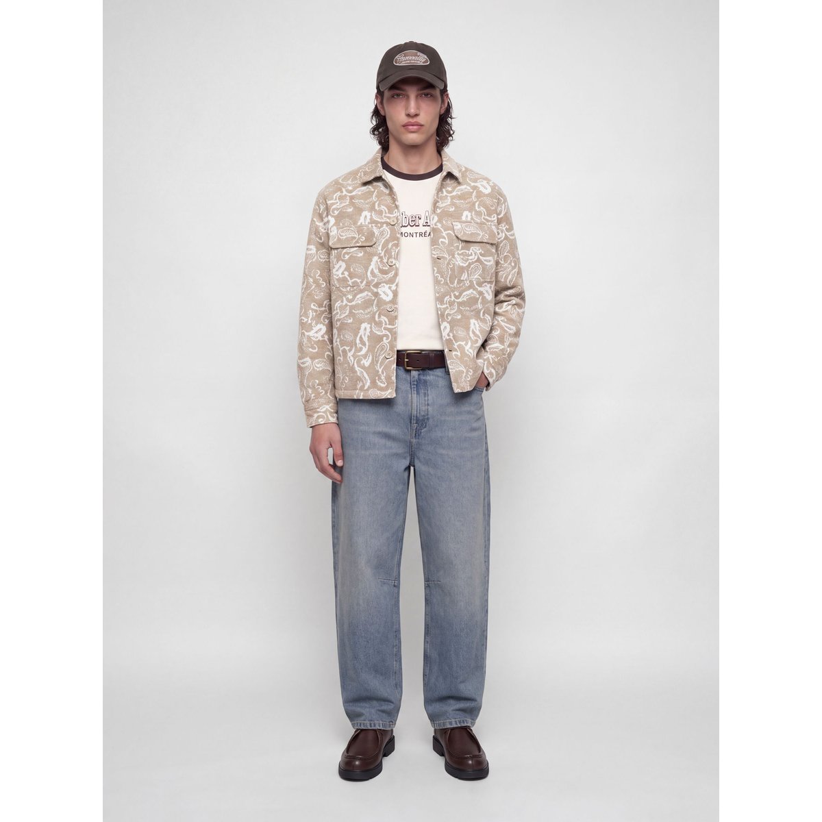 Chemise grise - feather gray 1, JACK & JONES