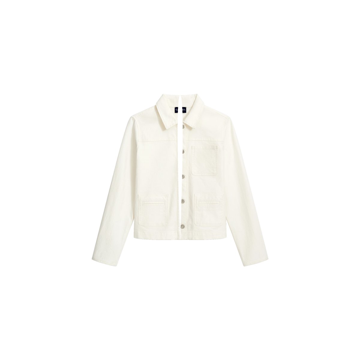 Blouson droit col chemise VMINATELLA ecru, CAROLL