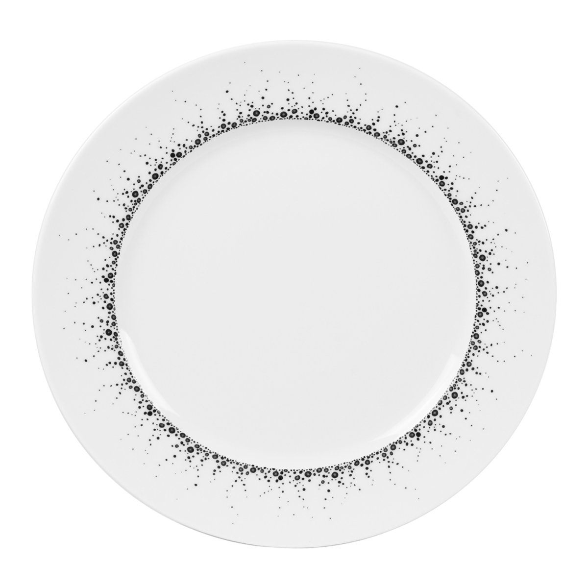 Assiette à dessert Boréalis gris 22 cm (lot de 6) blanc, TABLE PASSION