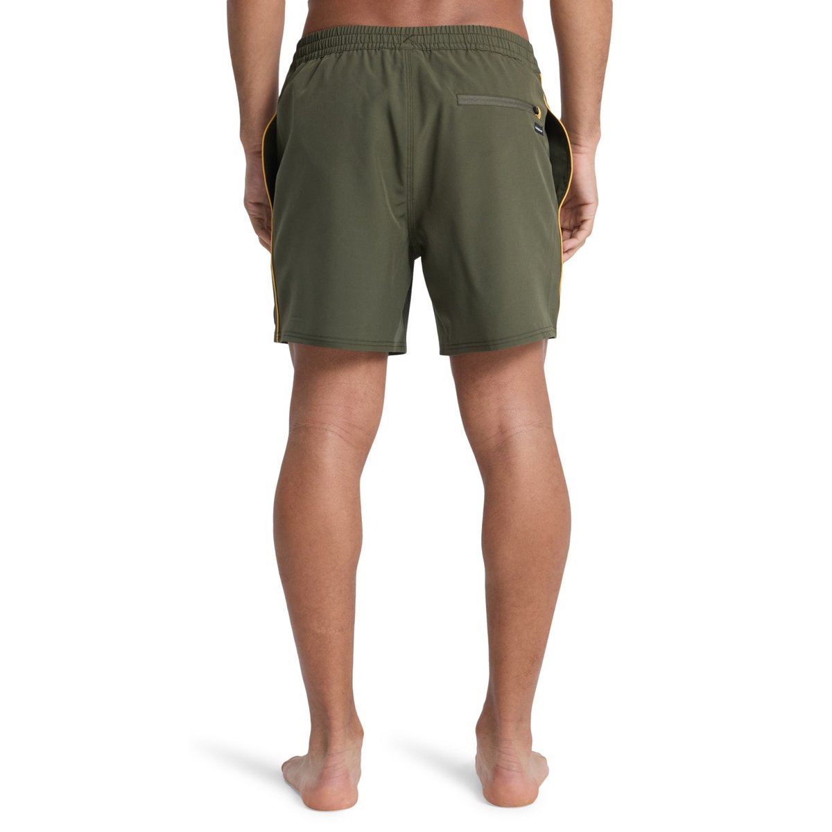 Short de bain STRETCH PIPED VOLLEY 16" vert grape leaf, QUIKSILVER