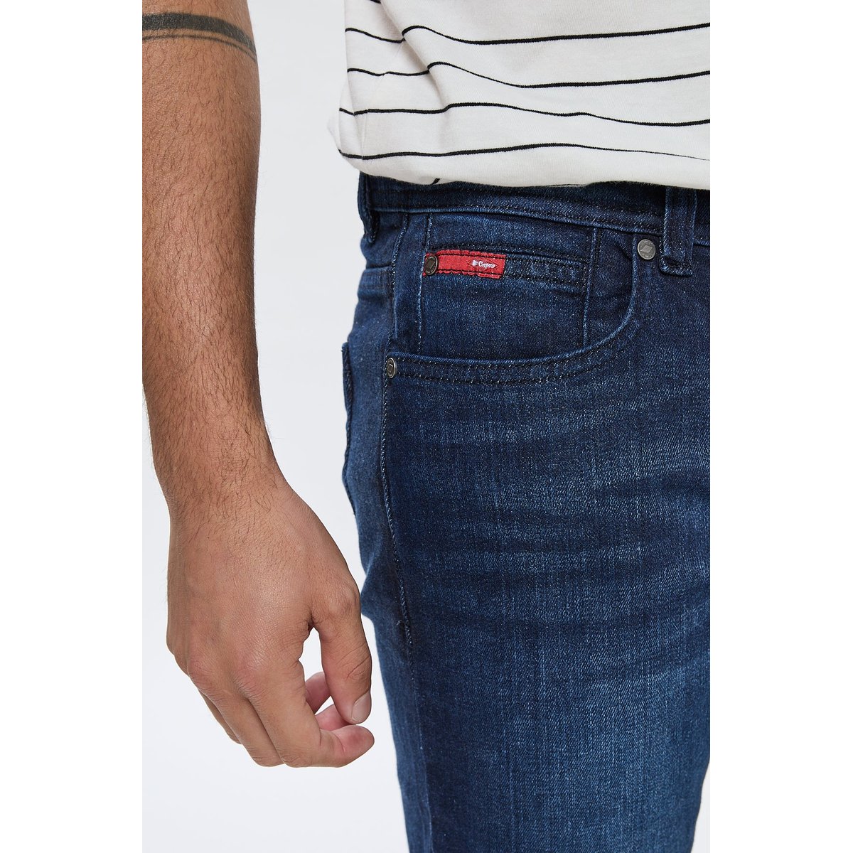Jean coton straight STRAIGHT JORDY indigo, LEE COOPER