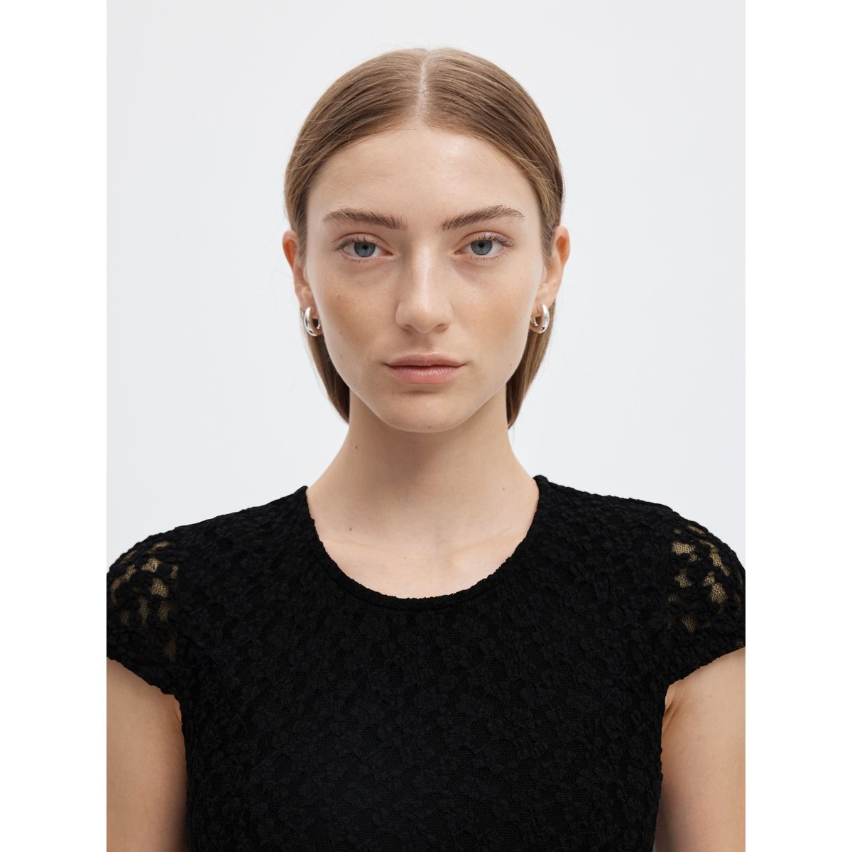 Robe Longue noir - black1, SELECTED